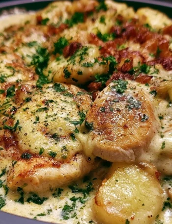 Casseruola di Pollo Svizzero con ingredienti freschi e gusto avvolgente