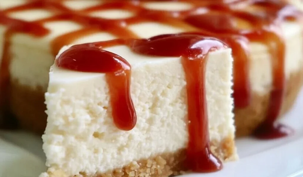 Una deliziosa cheesecake italiana al formaggio con frutta fresca