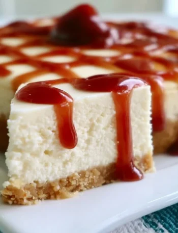Una deliziosa cheesecake italiana al formaggio con frutta fresca