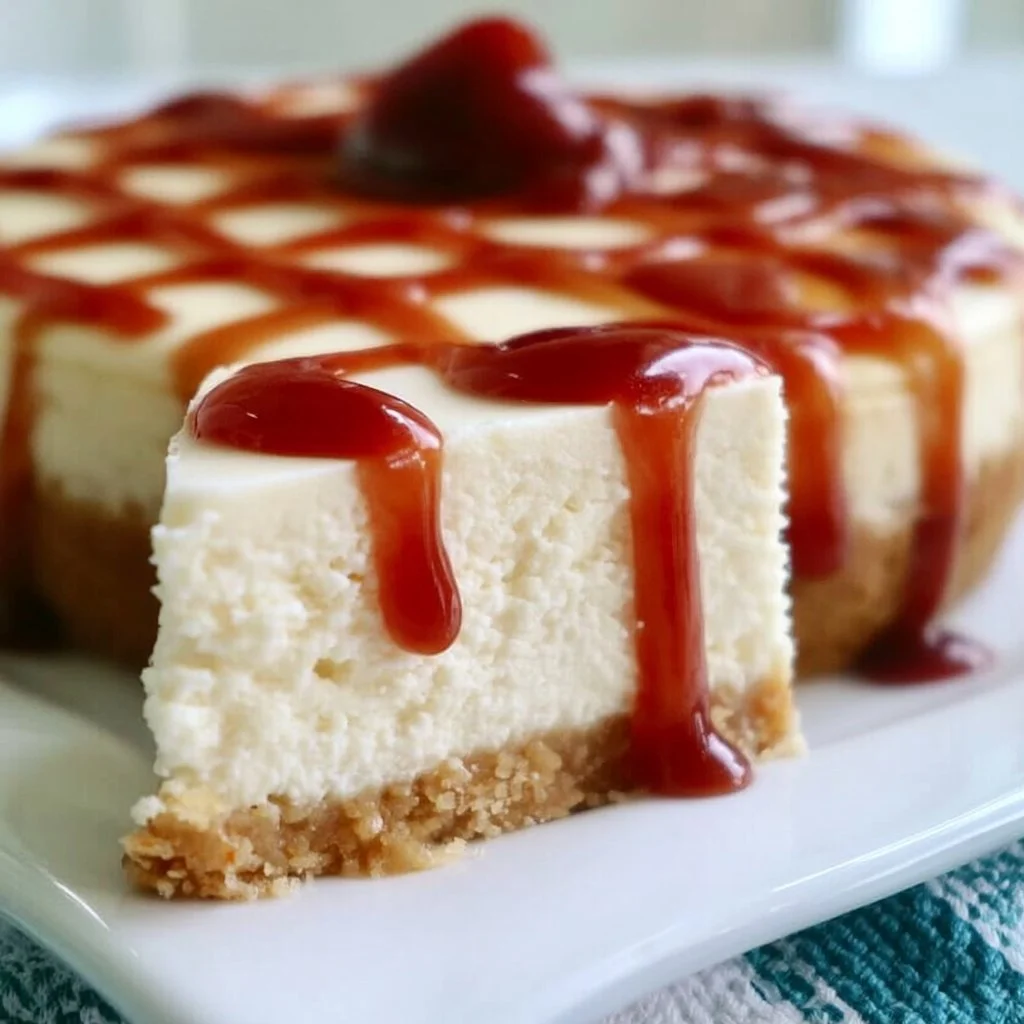 Una deliziosa cheesecake italiana al formaggio con frutta fresca