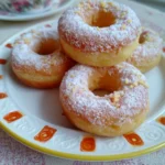 Ciambelle paradiso fresche e soffici pronte per essere gustate.