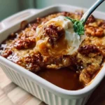 Cobbler di Pecan con sciroppo d'acero, dessert delizioso e semplice da preparare