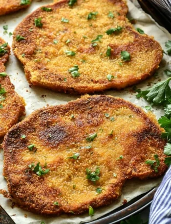 Cotolette di melanzane al forno dorate e croccanti