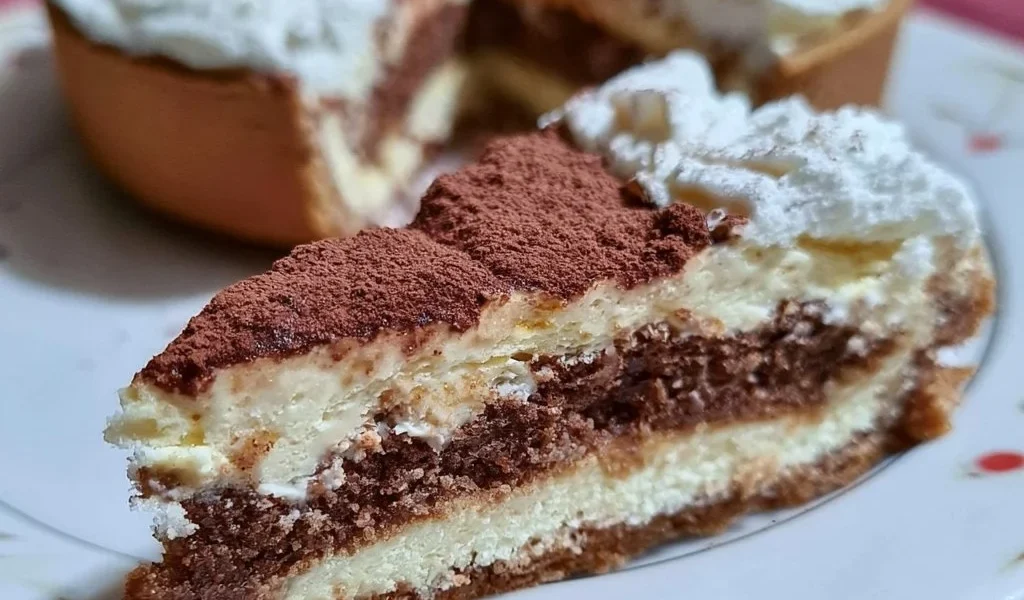 Crostata al Tiramisù con crema di mascarpone e cacao