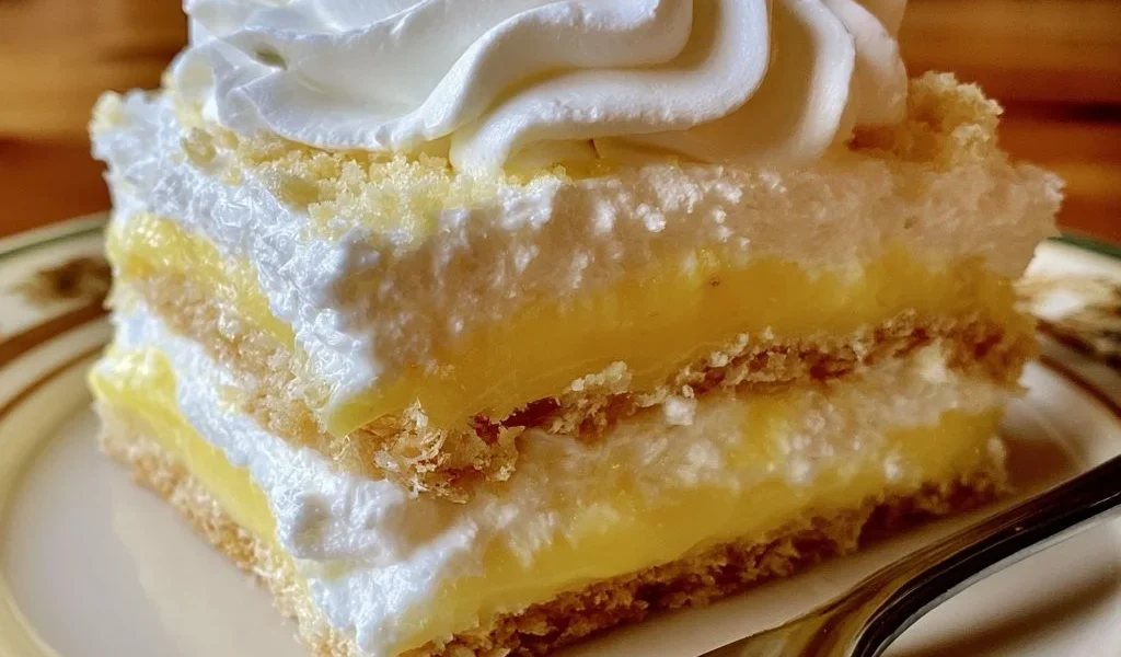 Dessert Lussureggiante al Limone del Sud, una dolcezza fresca e profumata.