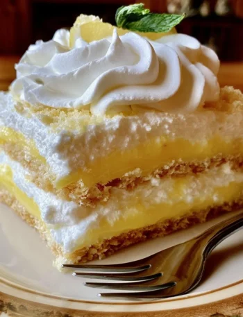 Dessert Lussureggiante al Limone del Sud servito in un elegante piatto
