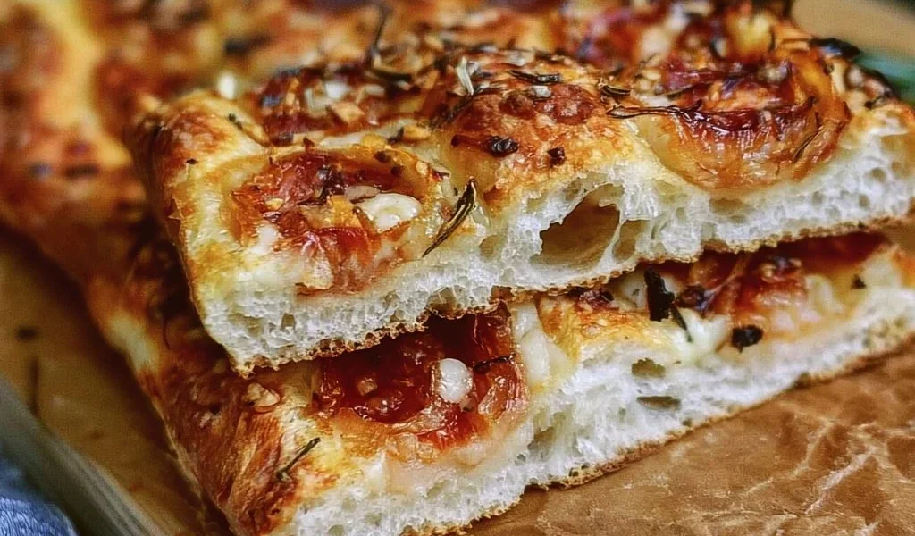 Focaccia Parigina - pane farcito tipico della cucina italiana.