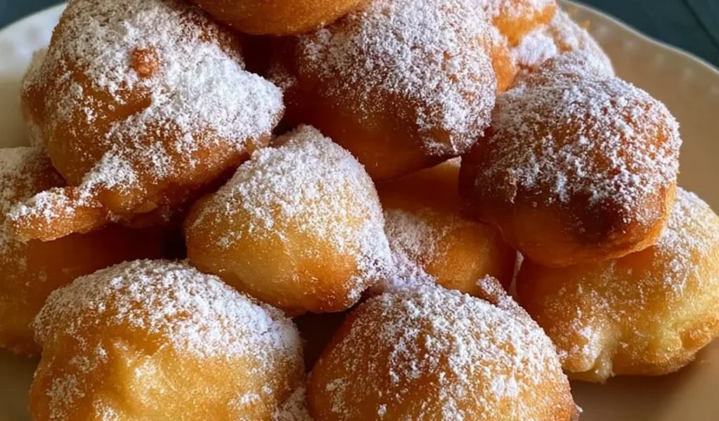 Frittelle dolci sofficissime al cucchiaio preparate da Al.ta Cucina