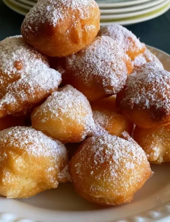Frittelle dolci sofficissime al cucchiaio preparate da Al.ta Cucina