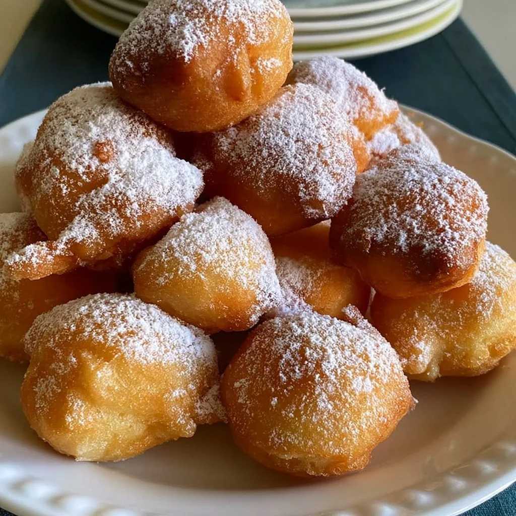 Frittelle dolci sofficissime al cucchiaio preparate da Al.ta Cucina