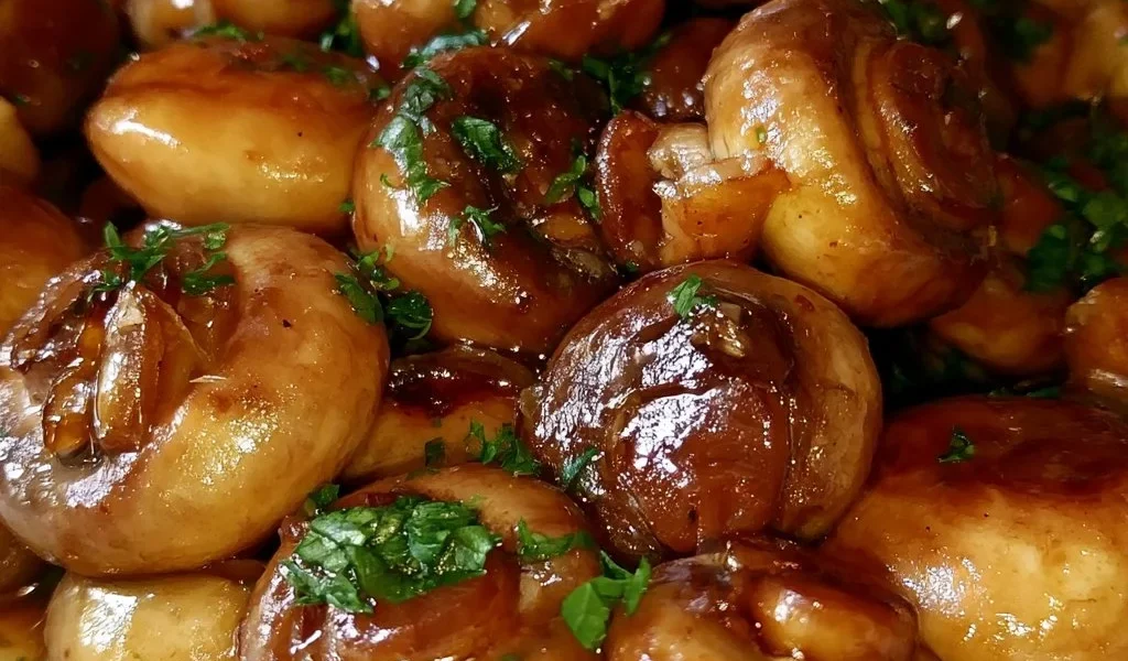 Funghi Copycat di Ruth's Chris Steakhouse preparati a casa.