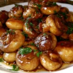 Funghi Copycat di Ruth's Chris Steakhouse preparati a casa.