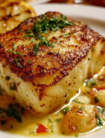 Merluzzo Cileno servito al ristorante Ruth's Chris