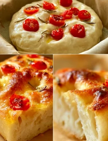 Mini Focaccia Senza Impasto croccante e gustosa