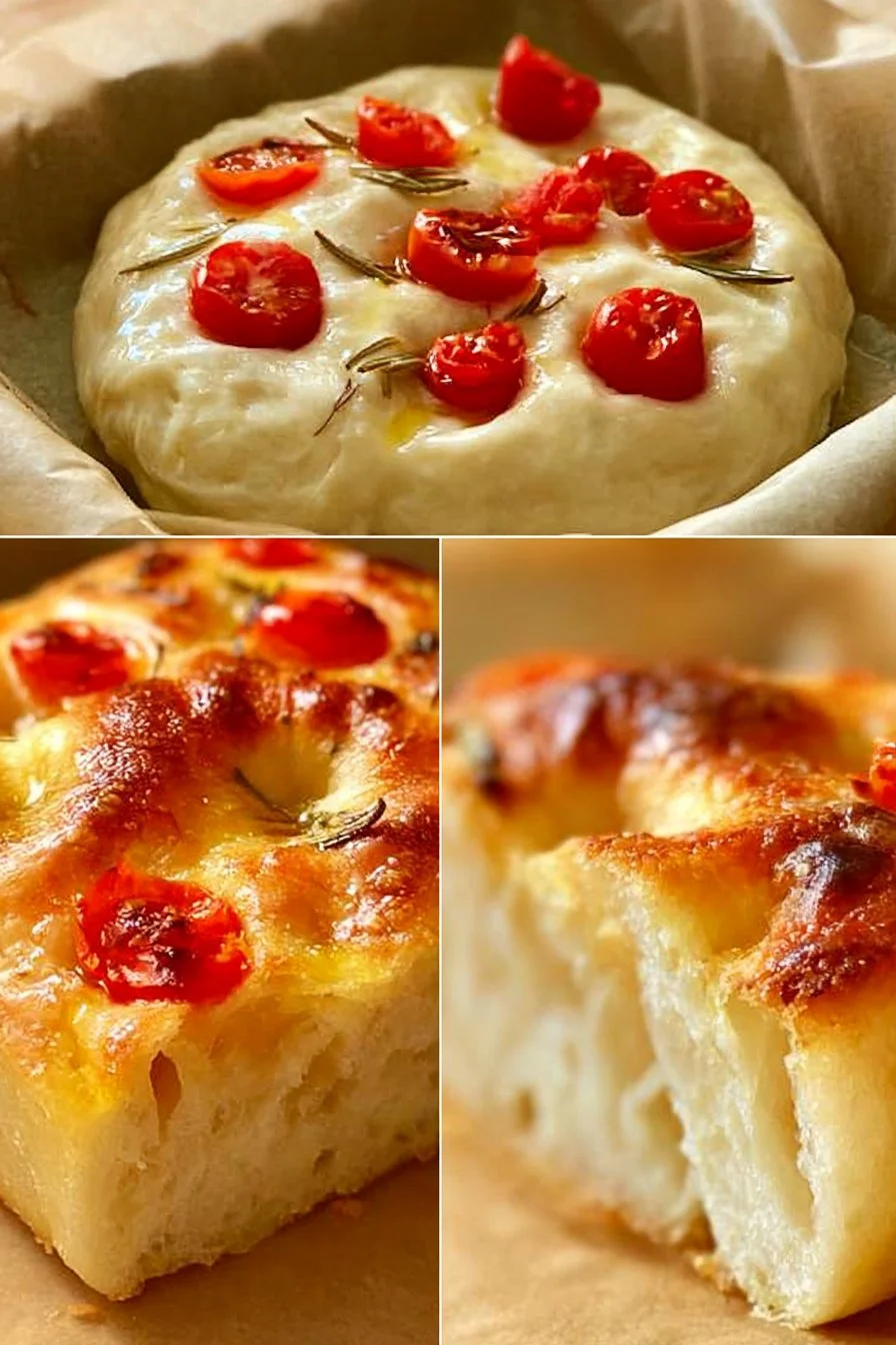 Mini Focaccia Senza Impasto