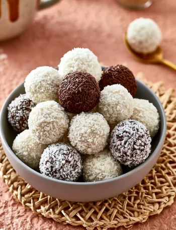 Palline di cocco e ricotta, dolce facile da preparare e gustoso.