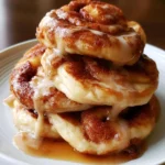 Pancake Morbidi alla Cannella a Rotolo su un piatto decorato