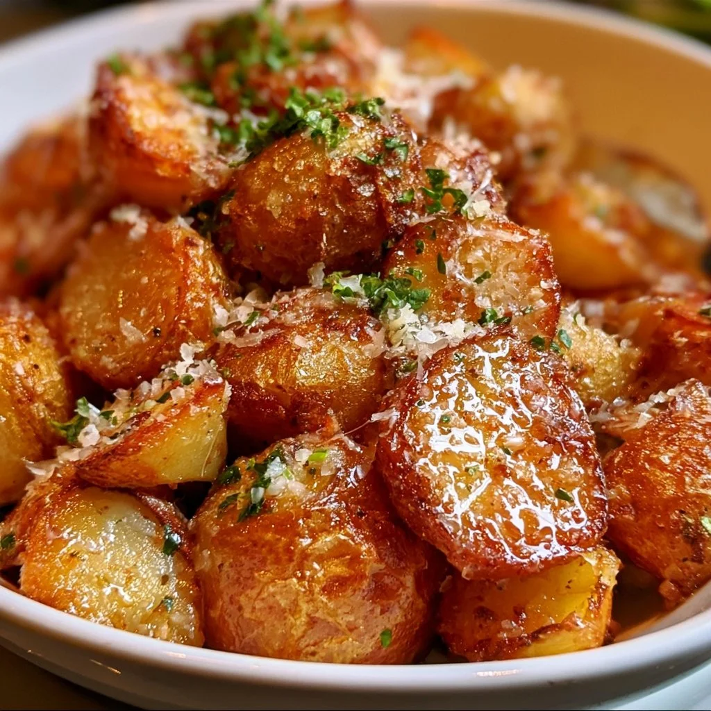 Patate arrosto al parmigiano di Ruth's Chris, croccanti e deliziose