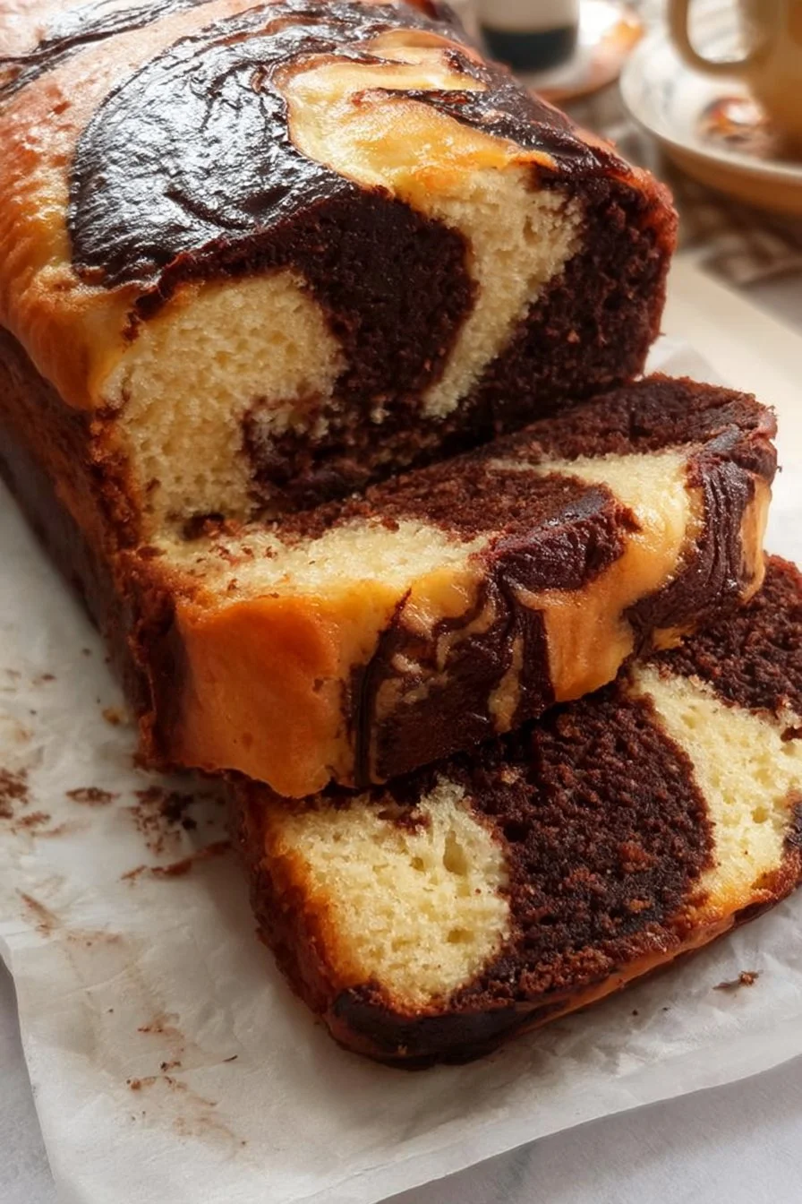 Plumcake Bicolore allo Yogurt