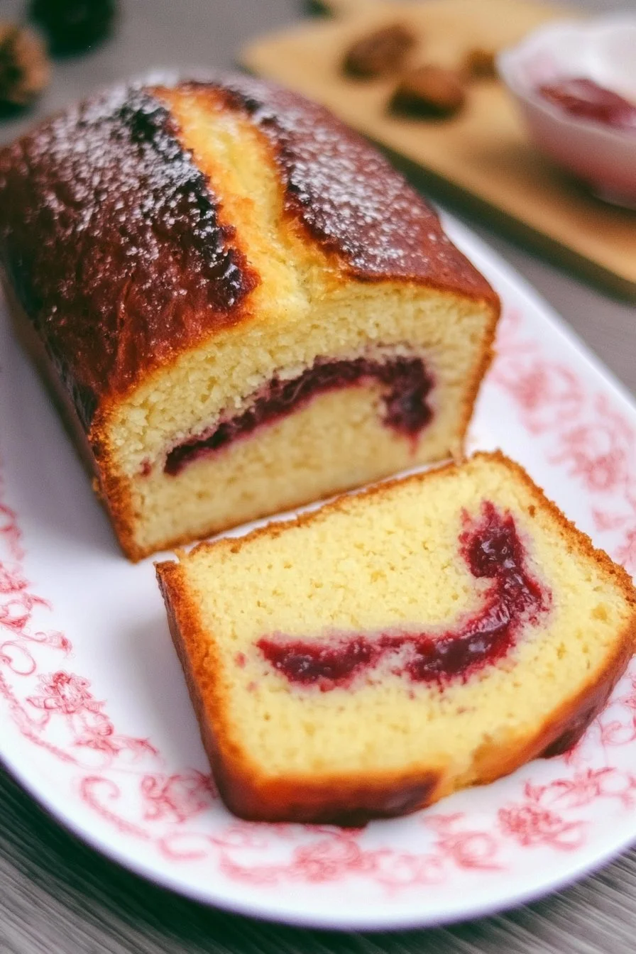 Plumcake yogurt e marmellata