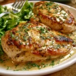 Pollo Caesar succulento che si scioglie in bocca, piatto delizioso e gustoso.
