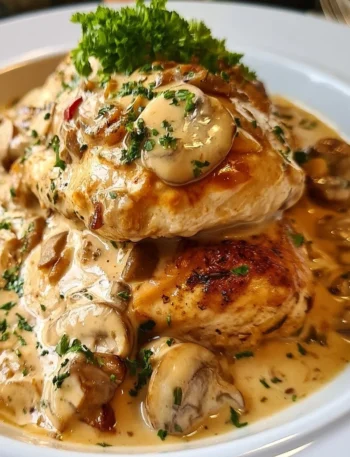 Piatto di Pollo Cremoso Gloria, ricetta gustosa e facile da preparare