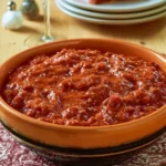 Piatto di ragù alla Bolognese servito con pasta fresca