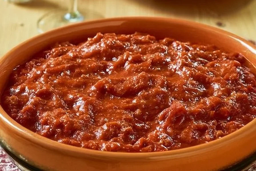 Piatto di ragù alla Bolognese servito con pasta fresca
