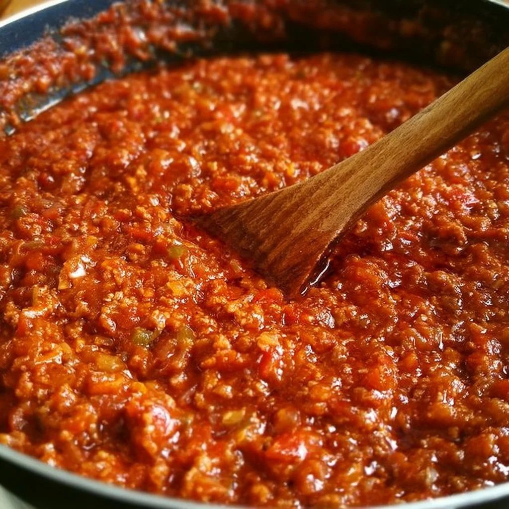 Piatto di Ragù alla bolognese con pasta fresca, ricetta tradizionale italiana.
