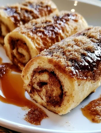 Rotoli di Toast Francese alla Cannella serviti su un piatto