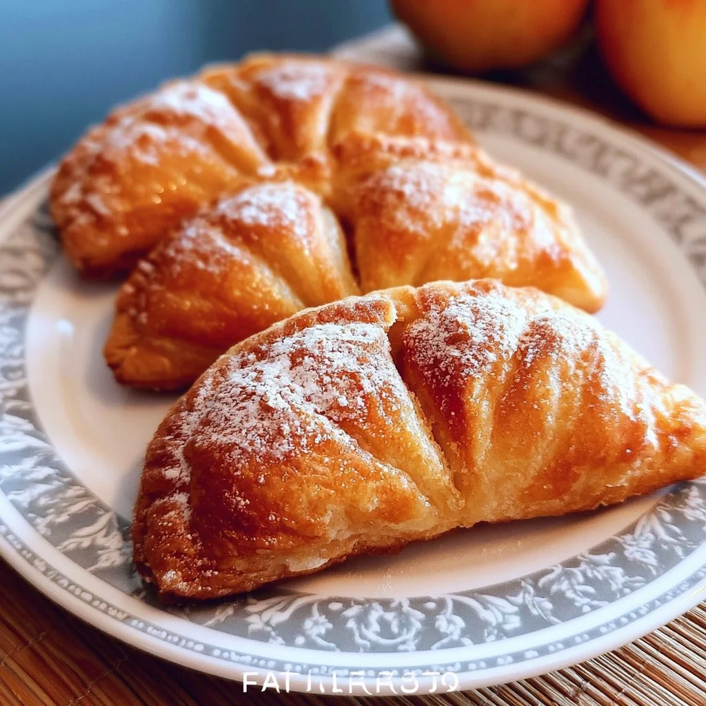 Sfogliatine alle Mele croccanti con ripieno di mele fresche