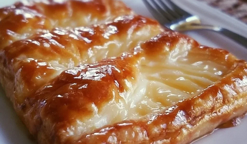 Sfogliatine di mele, dolce Apple Danish pronto da servire
