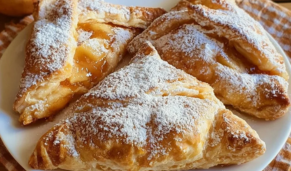 Spicchi di Sfoglia con Mele e Marmellata freschi e deliziosi