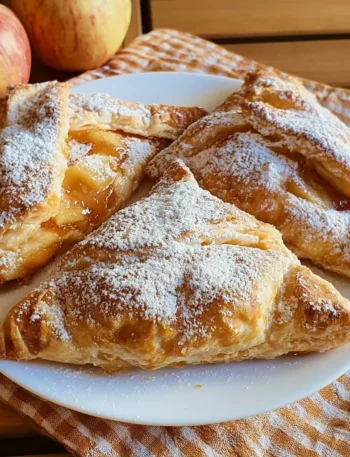 Spicchi di Sfoglia con Mele e Marmellata freschi e deliziosi