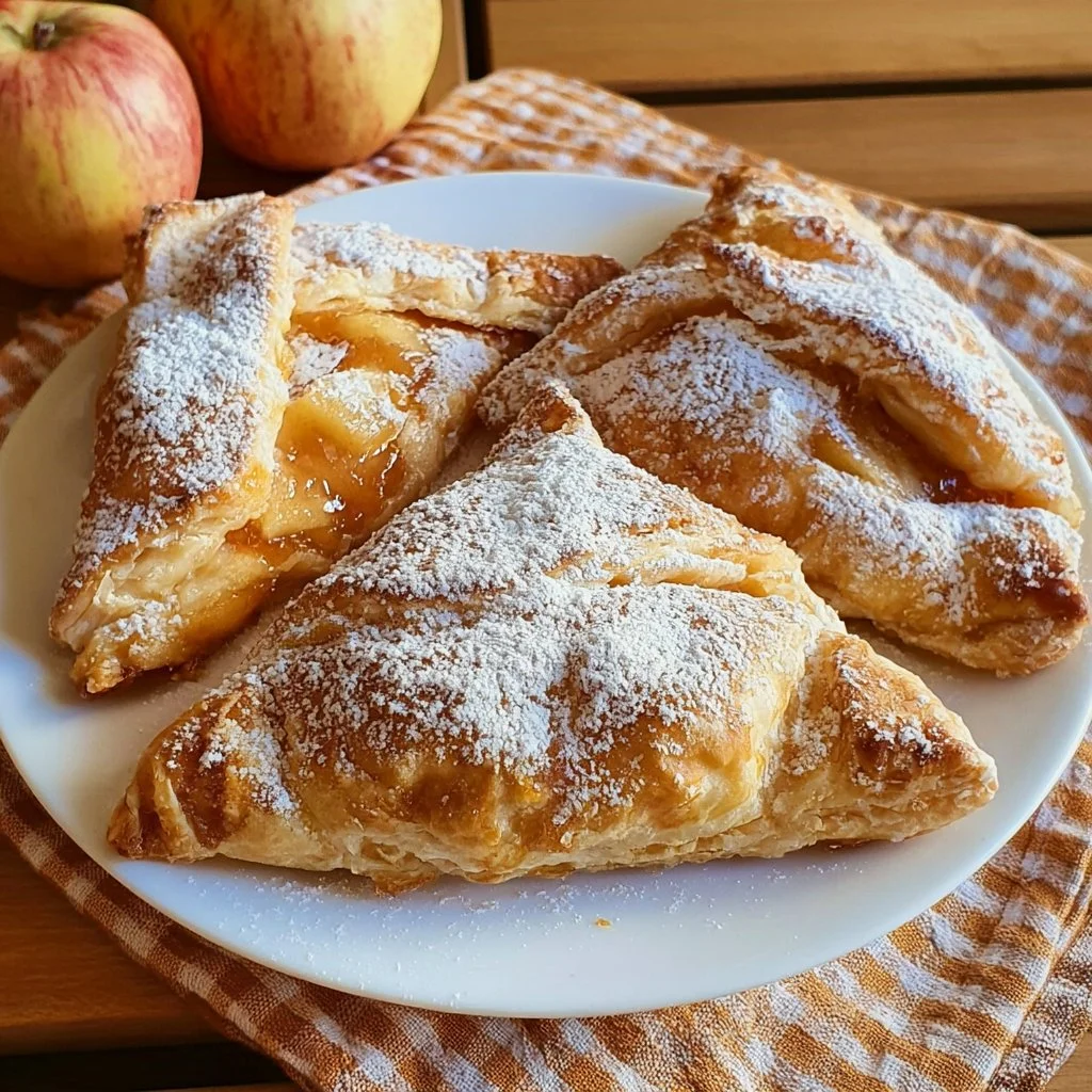 Spicchi di Sfoglia con Mele e Marmellata freschi e deliziosi