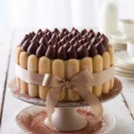 Tiramisù tradizionale italiano con crema al mascarpone e caffè