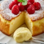 Torta allo Yogurt decorata e pronta da servire