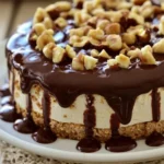 Torta cuore di panna decorata con panna montata e fragole fresche