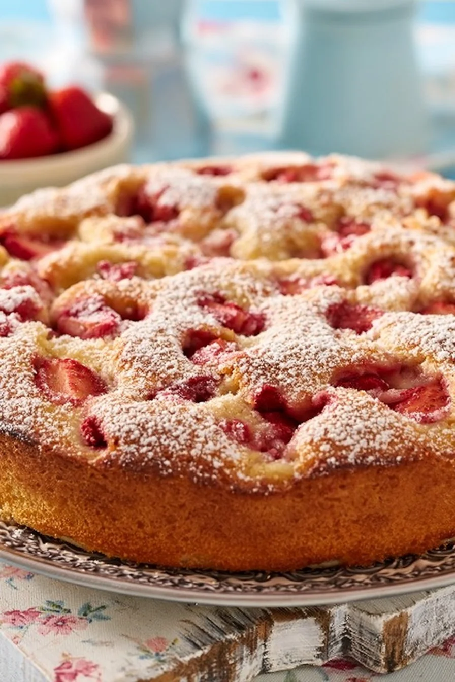Torta della Nonna con Frutta Fresca