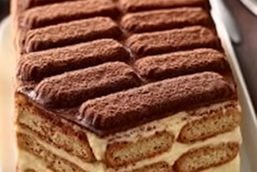 Fetta di torta di biscotti della nonna servita su un piatto