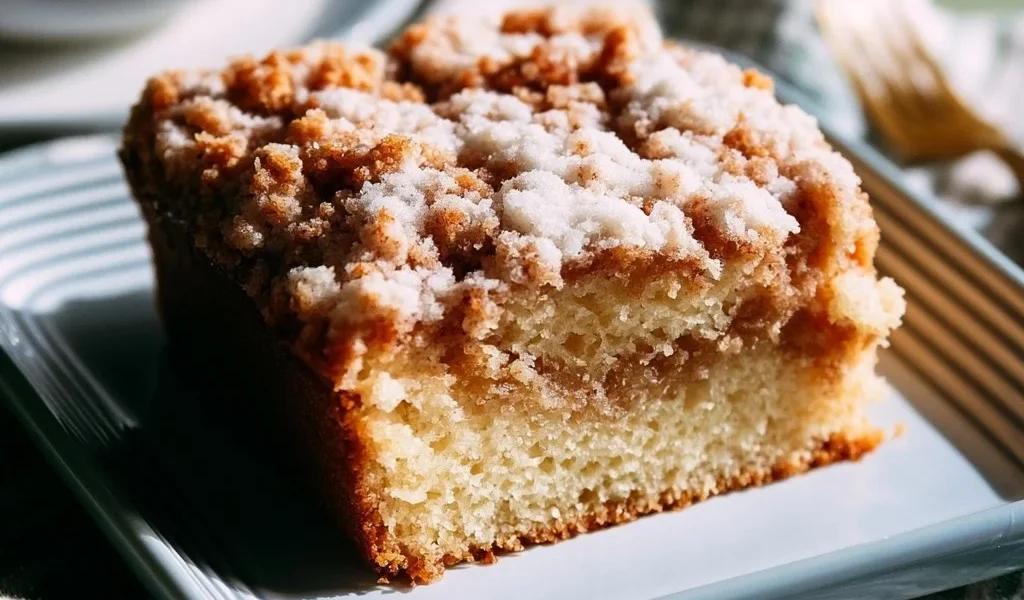 Torta di caffè al lievito madre con decorazioni dolci