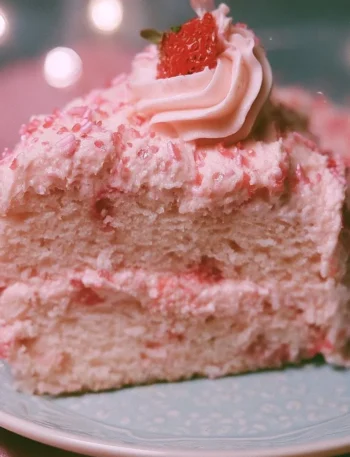 Torta di Champagne Rosa decorata con fragole e champagne