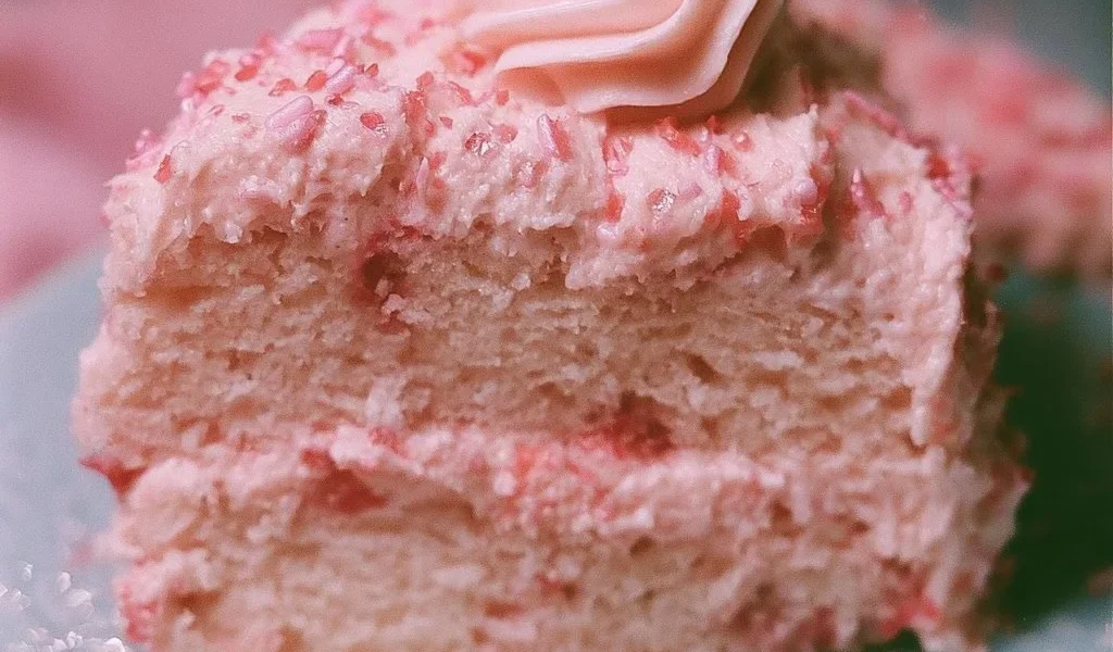 Torta di Champagne Rosa decorata con crema e frutti freschi