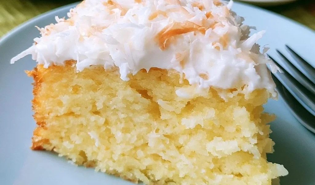 Torta di Cocco e Panna Acida preparata per 4 giorni di sapore intenso
