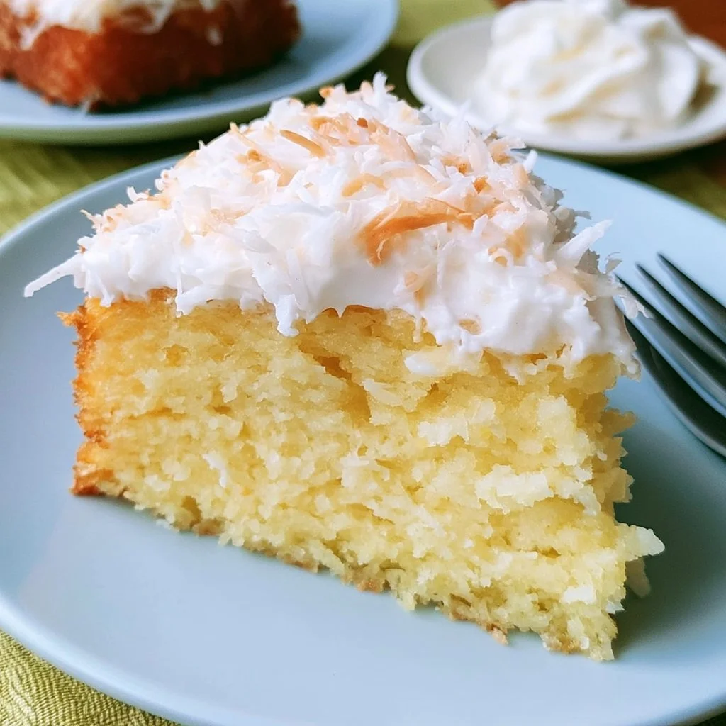 Torta di Cocco e Panna Acida preparata per 4 giorni di sapore intenso