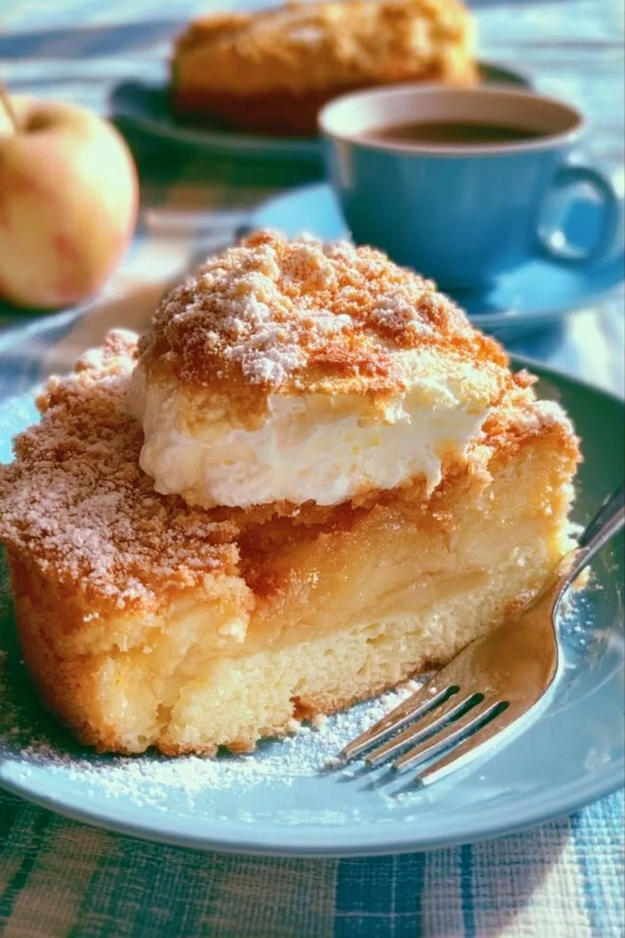 Torta di Mele con Crema Soufflé