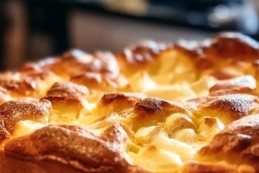Fetta di Torta di Mele e Mascarpone con mele fresche e crema morbida