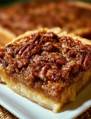 Torta di Noci Pecan di Zia Betty su un piatto decorativo