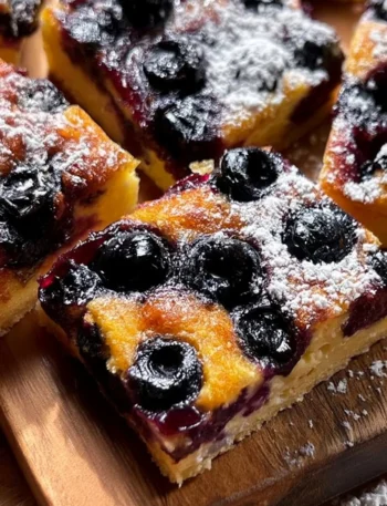 Torta di Ricotta e Mirtilli decorata con frutti freschi