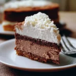 Torta Fredda al Mascarpone Doppio Cioccolato decorata